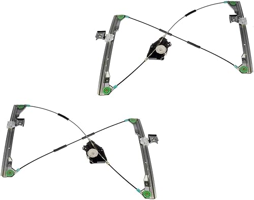 Miniatura 33 de TRQ Juego de elevalunas eléctrico trasero compatible con Volkswagen Golf 1999-2006 Jetta VW1550102 VW1551102 1999-2005