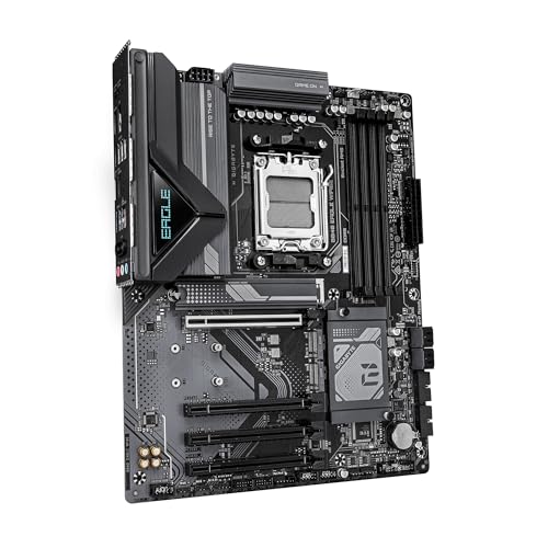 Image of GIGABYTE B840 Eagle WIFI6E AMD AM5 ATX Motherboard, Support Ryzen 9000 /8000 /7000 Series, 8+2+2 Power Phase, DDR5, 3X M.2, PCIe 4.0, USB-C 3.2 Gen 2, WiFi 6E, 2.5GbE LAN, EZ-Latch, 3-Year Warranty