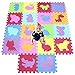 XMTMMD Tappeto Puzzle con Animali Bambini Puzzle Giocare Mat colorato Morbido Non tossico Jigsaw Schiuma Pavimenti e Giocattoli Tappetino Soffice Schiuma Non Tossico, Inodore AMP053055G300918
