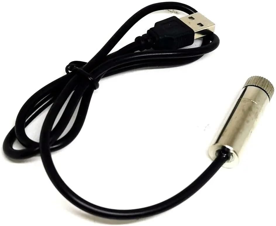 Adjustable 450nm -80(m-w) Dot Blue Laser Module with USB Interface 1230