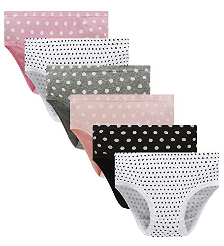 Cadidi Dinos Baby Soft Cotton Underwear Little Girls'Briefs Toddler Undies