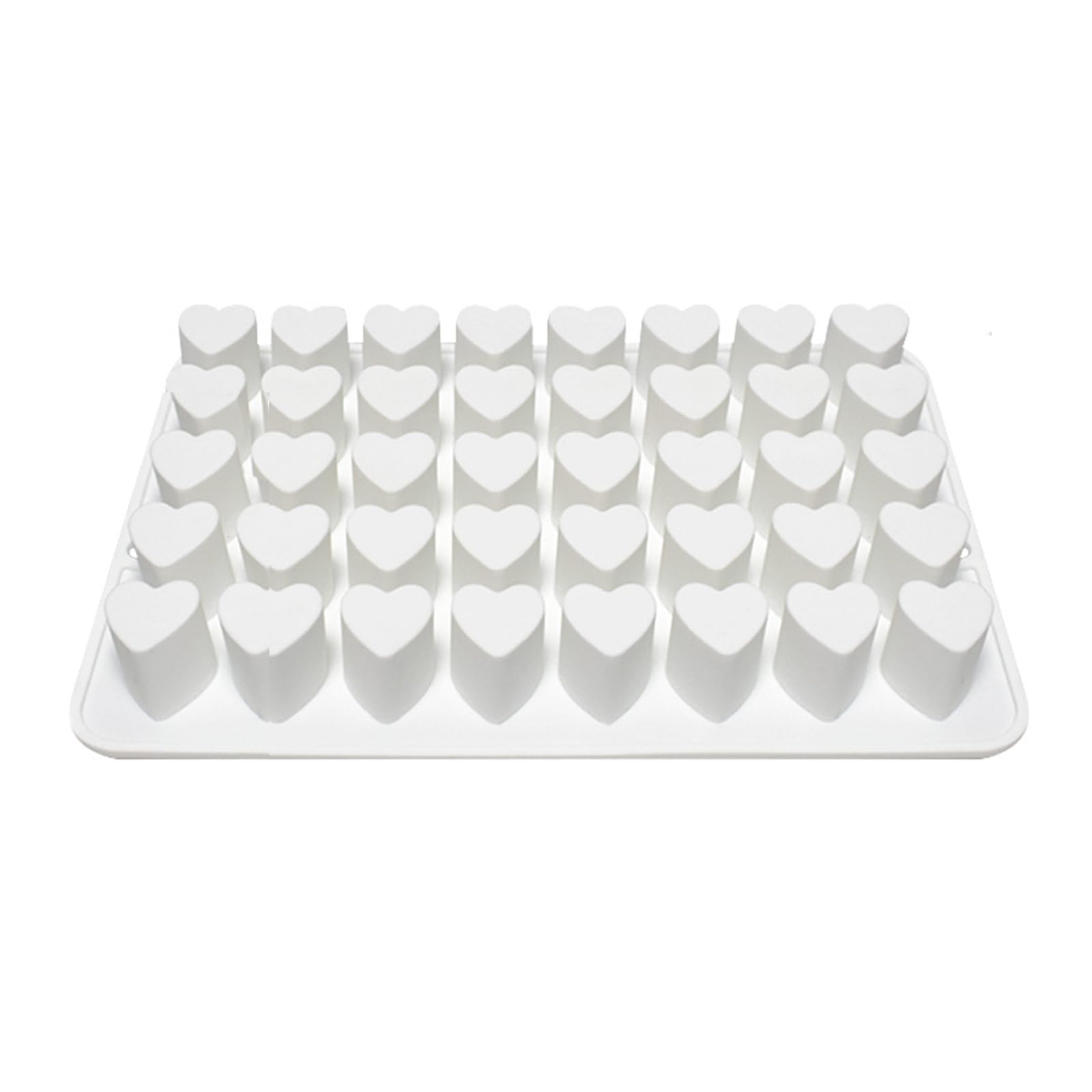 Tsophreniq Handmades Square Oval Shape Cake Chocolate Silicone Mold Heart Cylinder Baking for Soap Making Biscuit Tool Silicone Column Dessert Molds and Pastry Tool Mousse Cake