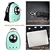 BlitzWolf Anzone Pet Portable Carrier Space Capsule Backpack, Pet Bubble Traveler Knapsack Multiple Air Vents Waterproof Lightweight Handbag for Cats Small Dogs & Petite Animals-Cyan,30L