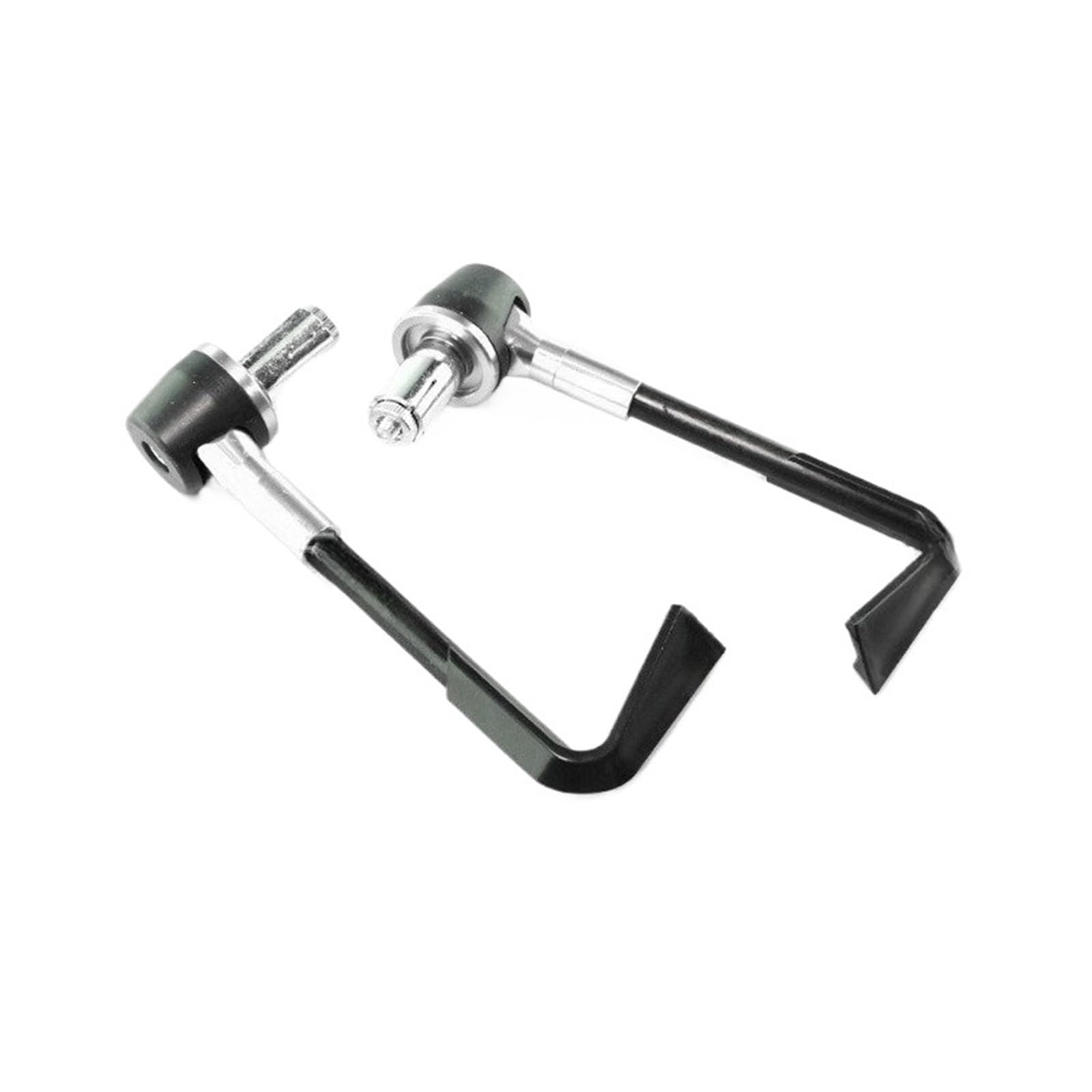 JKELPV 22mm Universal Adjustable Motorcycle Hand Guard Modification Gear Lever Guard Motorcycle Hand Guards(Silver)