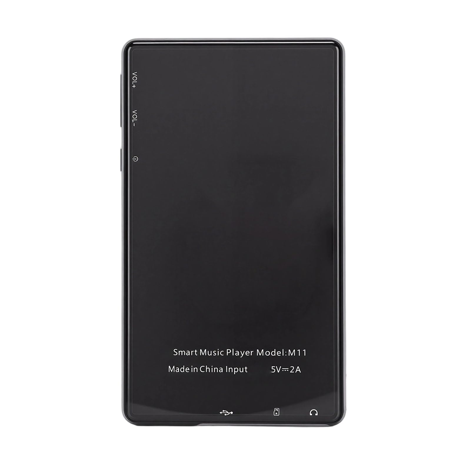Generic Reproductor de MP3 WiFi con Bluetooth 5.0 Pantalla Táctil Reproductor de Música Digital 3GB 32GB para Deportes Al Aire Libre Viajes Aleación de ABS (Black)