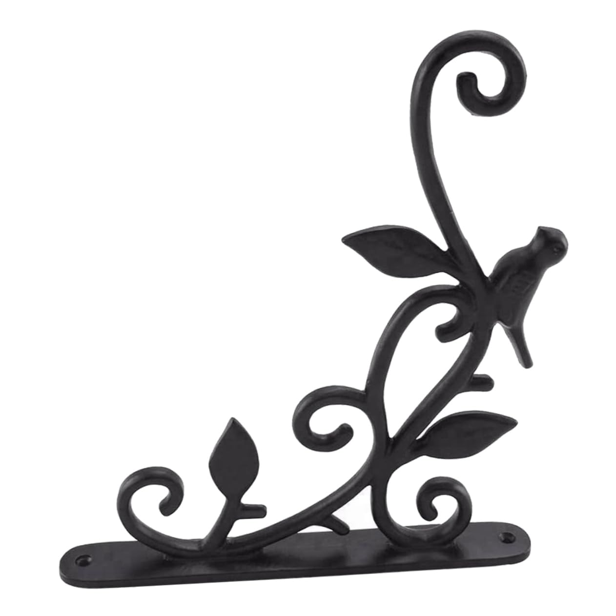 Toddmomy Crochet Suspendre pour Pot de Fleurs en Fer Noir D'oiseau