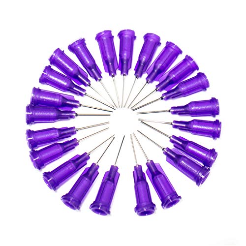 100 Stück 45° Gebogene Dosiernadeln – 13 Mm, Stumpf, Luer Lock, 25G – Für Kleber, Schmuck, Tinte & Industrielle Anwendungen