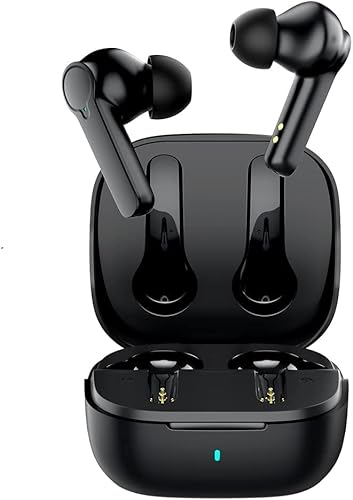 RANZAH Wireless Earbuds, ENC Bluetooth 5.1 Headphones, HiFi Sound, Touch Control,Ergonmic Design, Fast Connection, Long Battery life, Light weight, WaterProof Earphones,Fully Compatible