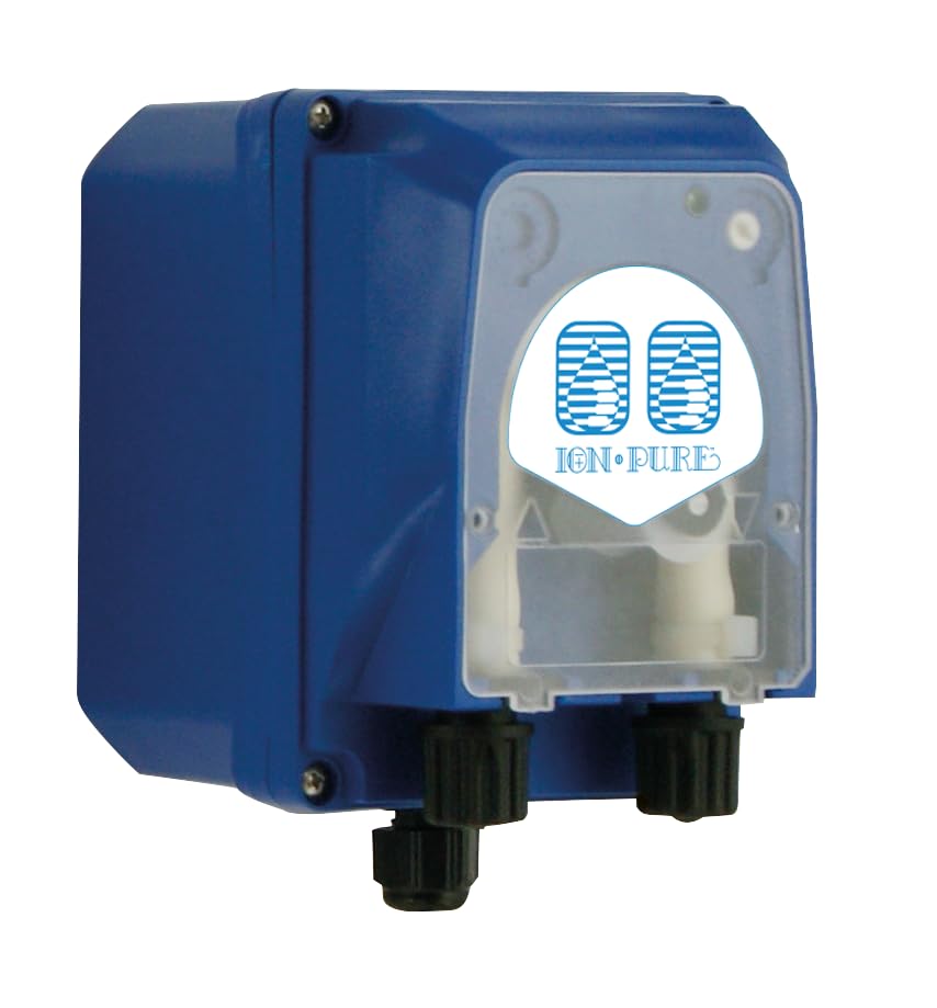 Bomba dosificadora peristáltica ION PURE Orión 1,5 L/h – Regulación de caudal para hipoclorito y ácido en piscinas – Dosificación constante y precisa
