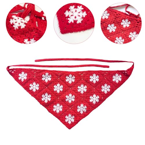 Elegant Headewear Unique Headpieces Retro Knitted Head Scarf for Ladies2