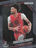 2024-25 PANINI PRIZM BLACK #47 SHAEDON SHARPE PORTLAND TRAIL BLAZERS BASKETBALL OFFICIAL TRADING CARD OF NBA