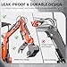 MACHPRO 1.2 ton mini Excavator Crawler 13.5 hp with Hydraulic Thumb | Dual-Joystick Pilot Control and B&S Engine EPA Rated for Gardens, Farms, Parks, Roads (OR[PRO+6])
