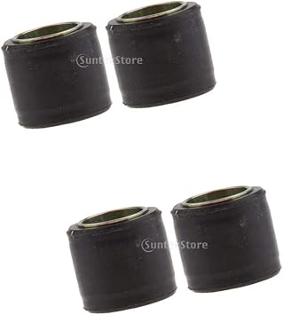 Homyl 4pcs/pc Bike Clear Shock Absorber Rubber Bushing Suspension Universal-14mm
