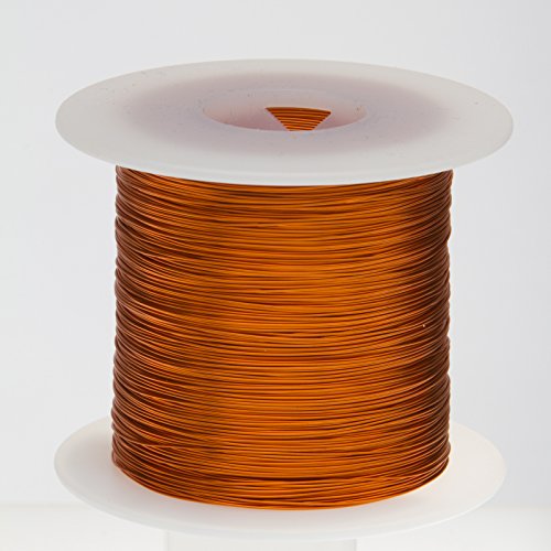Remington Industries 20H200P 20 AWG Magnet Wire, Enameled Copper Wire, 200 Degree, 1.0 lb, 0.0343
