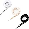 3 Pairs 140cm Daisy Flat Shoe Laces Rope Sneaker Shoe Strings Flower Print Shoelaces Shoestring for Athletic