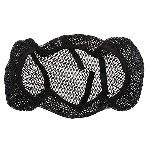 Funda de asiento moto transpirable tela malla antideslizante scooter