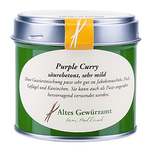 Altes Gewürzamt - Purple Curry, Gewürzmischung säurebetont, sehr mild Dose 85g