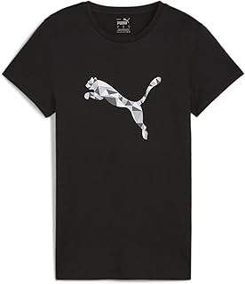 تيشرت كلاسيكي مزين برسومات للنساء من بوما