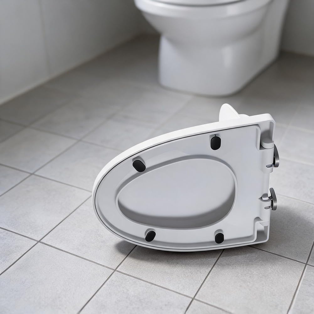 Asiento WC Cierre para suave Forma V PP Asiento WC Cierre para
