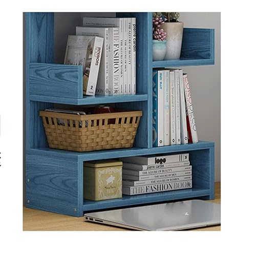 EYHLKM Bücherregal Bücherregal Einfach Wohnzimmer Lagerregal Tisch Student Haushalt Boden Einfach – Bild 4