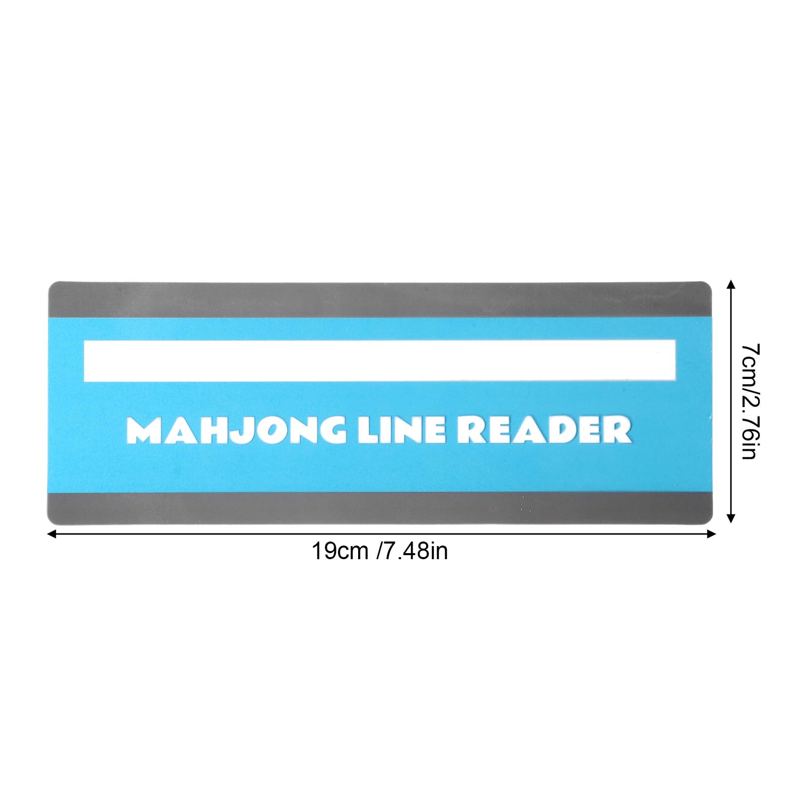 BOXOB 10pcs Mahjong Line Finder, Blue Translucent Mah Jongg Card Line Guide Rules Helpers Mahjong Gifts Mah Jongg Accessories for Players - Image 2