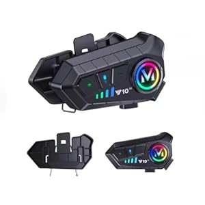 Helmet Intercom Headset With Cvc Noise Cancellation Stereo Music Helmet Speakers Bluetooth Wireless Ipx6 Waterproof For Full Face Helmet Helmet Bluetooth Headset Intercom Motorcycle Helmet Speakers 3 51gflgypipl. sl500 . ss300