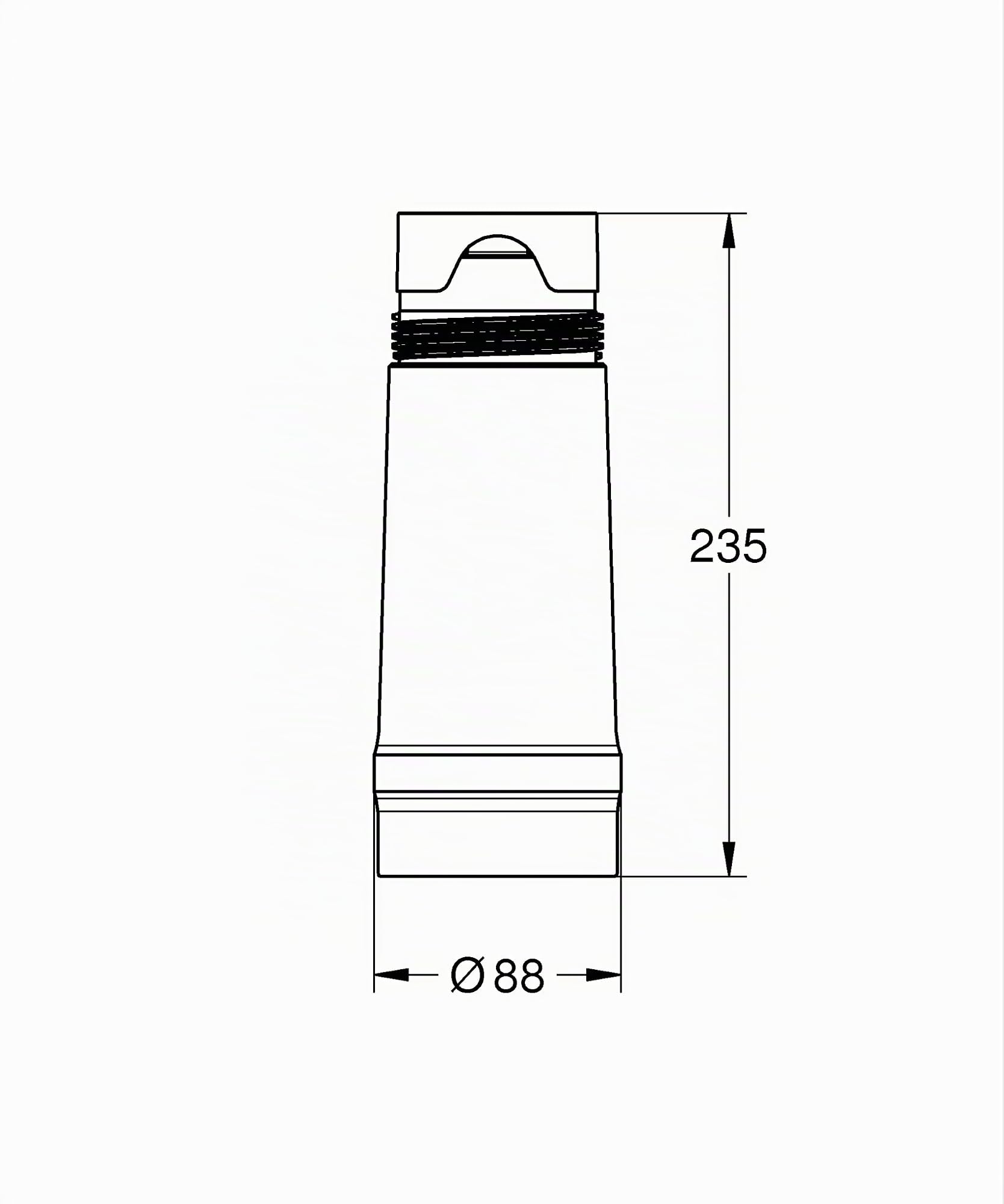 GROHE Blue - Filtro de recambio para sistemas de agua filtrada GROHE Blue UltraSafe, 40575002, Filtra bacterias y microplásticos