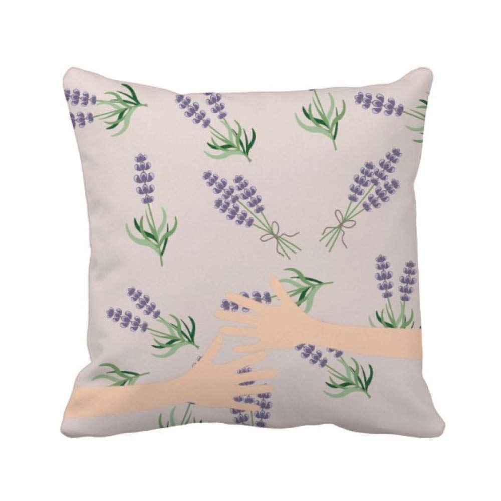 Coussin de Couvrir Lavande Bleu Bowknot idéal pour un Coin Lecture Cocooning
