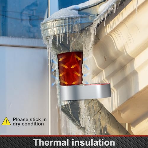 Image of Duct Tape Heavy Duty Waterproof - Aluminum Foil Tape Silver Metal Patch Seal Tape High Temperature Insulation Adhesive for Ductwork Sealing