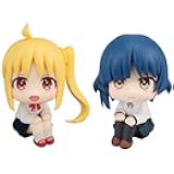 MABAIUDE 2pcs Yamada Ryo Figure Ijichi Nijika Look Up Figure, 10cm Mini Anime Action Figures Model Statue Cake Topper Decoration Handmade Collectible Gifts for Fans