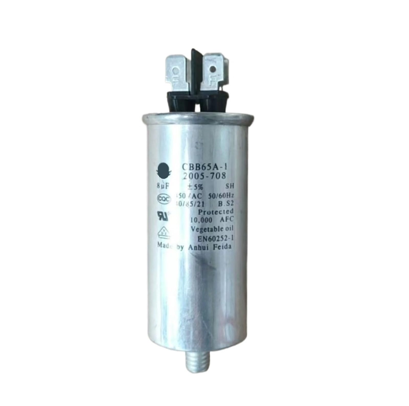 KSZHZYMGX 2pcs CBB65 8UF 450V capacitor