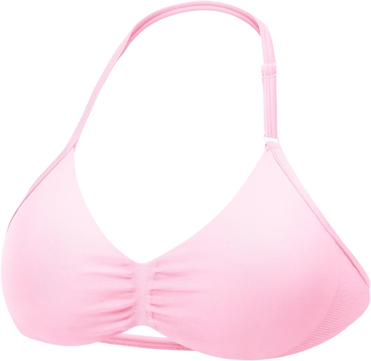 YEOREO SoftHue Impact Strappy Halter Bra for Sports Women Workout Padded Gym Yoga Bra