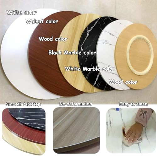 Plateau tournant Lazy Susan en bois – Spacieux, durable pour salle à manger, garde-manger, organisation de salle d'artisanat