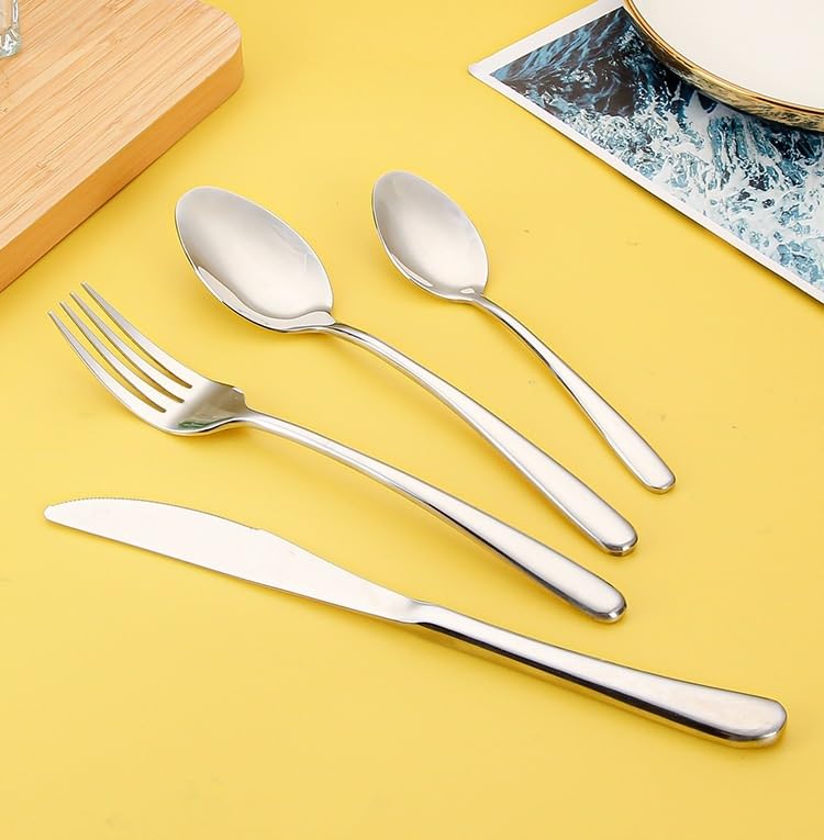 Set cuchillos y cubiertos 24 piezas acero inox miniatura 7