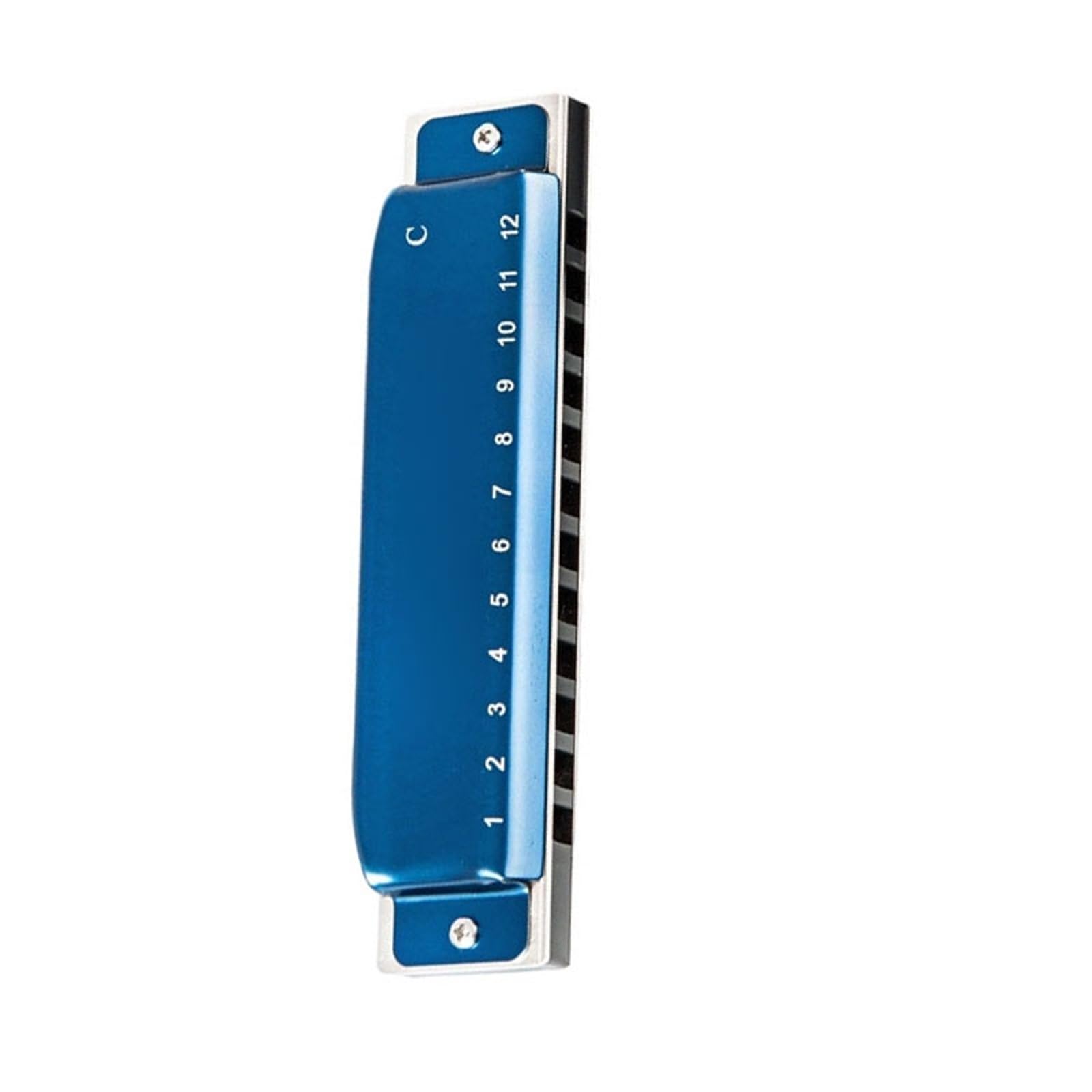 Armonica Blues Armonica Blues Professionale A 12 Fori | Armonica Blues professionale a 12 fori con pettine in alluminio - Adatta per principianti adulti