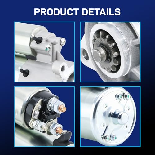 Image of BDELI 6646N New Starter Fit for Ford 99-13 F150 Expedition F250 Super Duty | 12V 1.4kw CW 12 Tooth, 20% Higher Output with Pure Copper, OEM Original Standard, ISO 9001 IATF 16949, 1-year Replacement