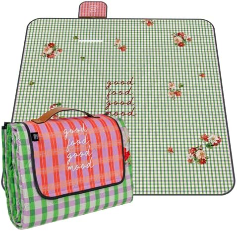 PERLETTI Manta Picnic Impermeable Adultos Familias 200x200 - Mant...