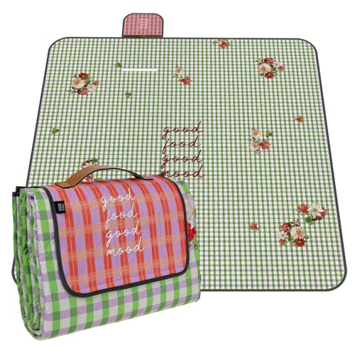 🍖 DIMENSIONI EXTRA-LARGE: Con i suoi 200x200 cm, questa coperta offre ampio spazio per adulti e bambini, rendendola perfetta per picnic in compagnia, momenti di relax in spiaggia, escursioni in montagna o giornate al parco. Può ospitare comodamente più persone, garantendo un’area confortevole per sedersi, sdraiarsi o condividere un pasto all’aperto.