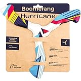 Wooden Boomerang Hurricane v2 | Handcrafted Returning Boomerang | Easy-to-Throw Design for Beginners | Fun Outdoor Game | Thin, Lightweight and Safe to Use Idea | Suitable for 14+