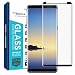 Tech Armor Samsung Galaxy Note 8 Glass Screen Protector from, 3D Curved Ballistic Glass, CASE-Friendly, Black - [1-Pack]