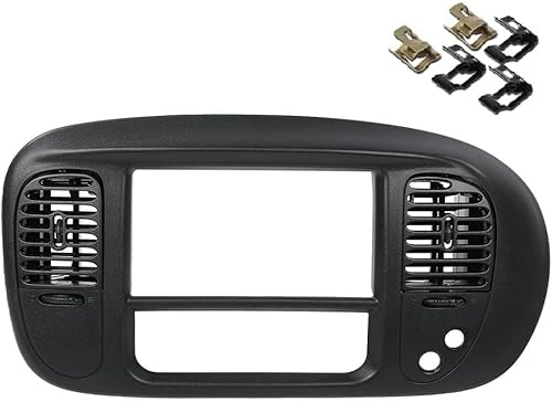 Miniatura 1 de PIT66 Bisel de panel central para tablero compatible con Ford F150 Expedition 1997-2003, color negro