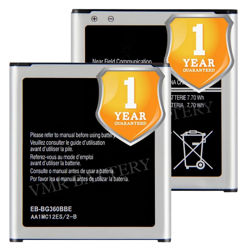 Image of Original EB-BG360CBN Battery Compatible for Samsung Galaxy J2 (2015) SM-J200F | J2 (2017) SM-J200G | Galaxy Core Prime (SM-G360F /SM-G361F) - (2000mAh) - 1 Year Warranty K7