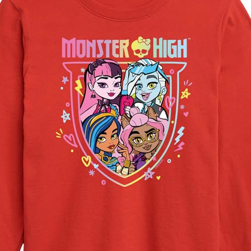 Monster High - Monster Skull & Bow - Toddler & Youth Crewneck Fleece Sweatshirt3
