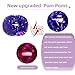Aimengyingaizimo 2 Pack Pom Poms Cheerleading, Cheerleading Pom Poms for Girls with Baton Handle, Cheer Pompoms for Sports Team Spirit Cheering, Pompoms Cheerleader Kids (Purple, Upgraded Version)