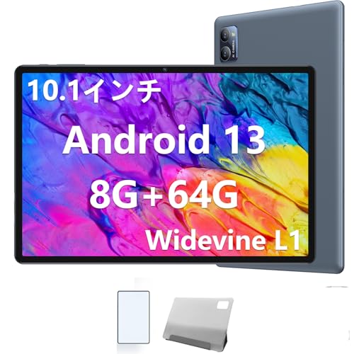 N-one 10.1C`^ubg Android 13 fAXs[J[ Widevine L1 4RACPU 8GB+64GB+1TBg IPSfBXvC GPS OTG 3.5mmCzWbN+یP[X