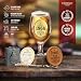 Imagen de CROWNLY CRYSTAL® 1966 Regalo Hombre 60 Años Copas de Cerveza Personalizadas 570 ml Regalos para Padres Abuelos Cumpleaños Hombre