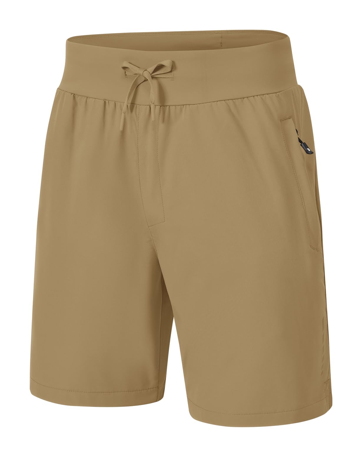 Rdruko Men's Quick Dry Hiking Shorts Lightweight Running Gym Outdoor Active Shorts with Zipper Pockets