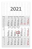 monatskalender Hat alles, was ein 3-Monats-Wandkalender braucht für 2021
