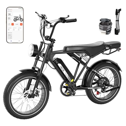 Bicicletas eléctricas plegables, ¿cuál deberías comprar? Review 🚲 20 RCB Bicicleta Eléctrica De 20'', Bicicleta Electrica Plegable Urbana, Unisex Adulto,Batería Litio 48V 15 Ah, Alcance 35-50 km