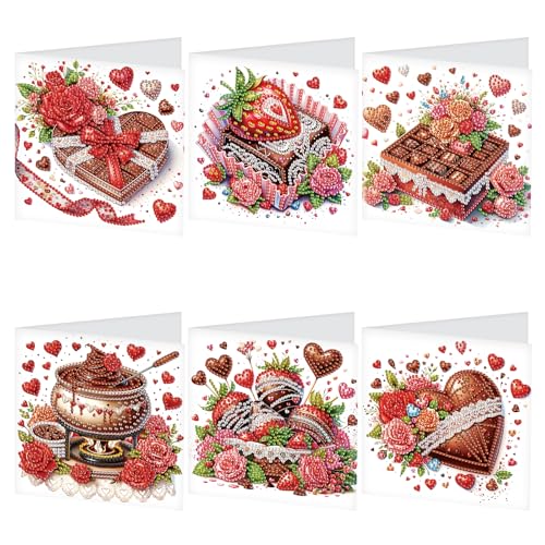 Cartes de vœux vierges en diamant painting pour créer vos invitations de mariage à la maison
